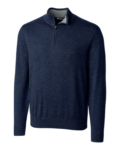 Cutter & Buck Lakemont Tri-Blend Quarter Zip Sweater - Men's