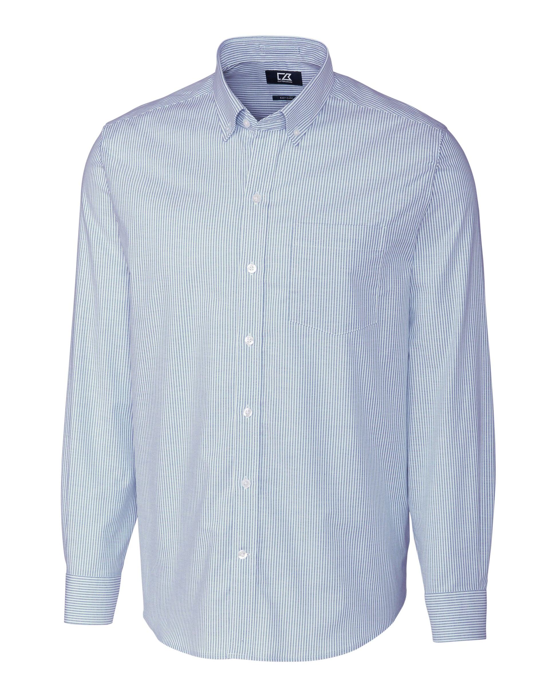 Cutter & Buck Easy Care Stretch Oxford Stripe L/S - Men's