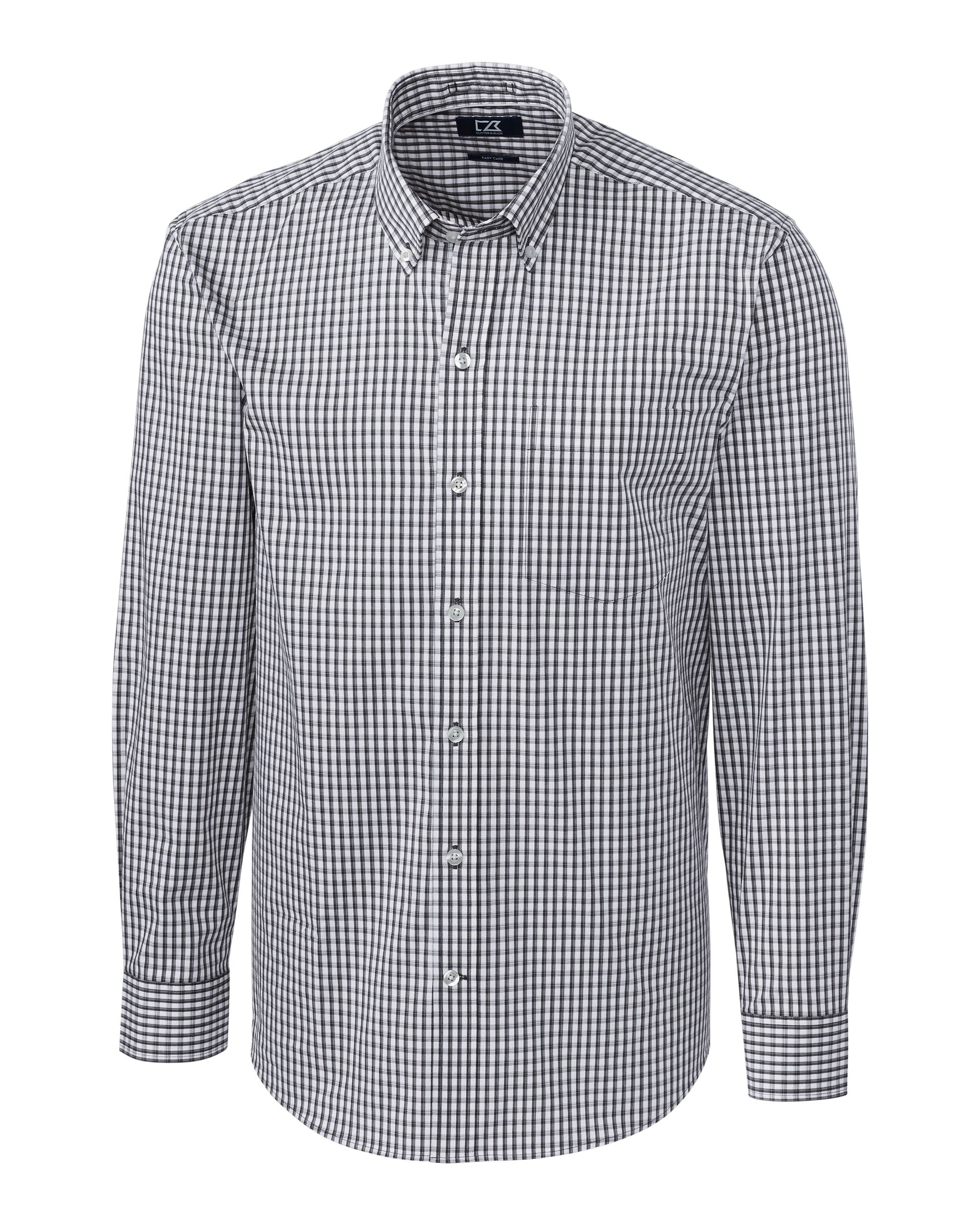 Cutter & Buck Easy Care Stretch Gingham Long Sleeve - Men's