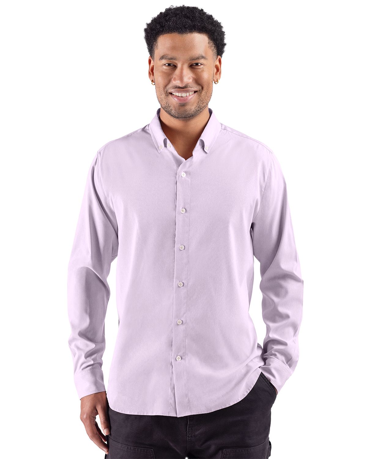 Cutter & Buck Skyline Eco End on End Button Down Shirt - Men's