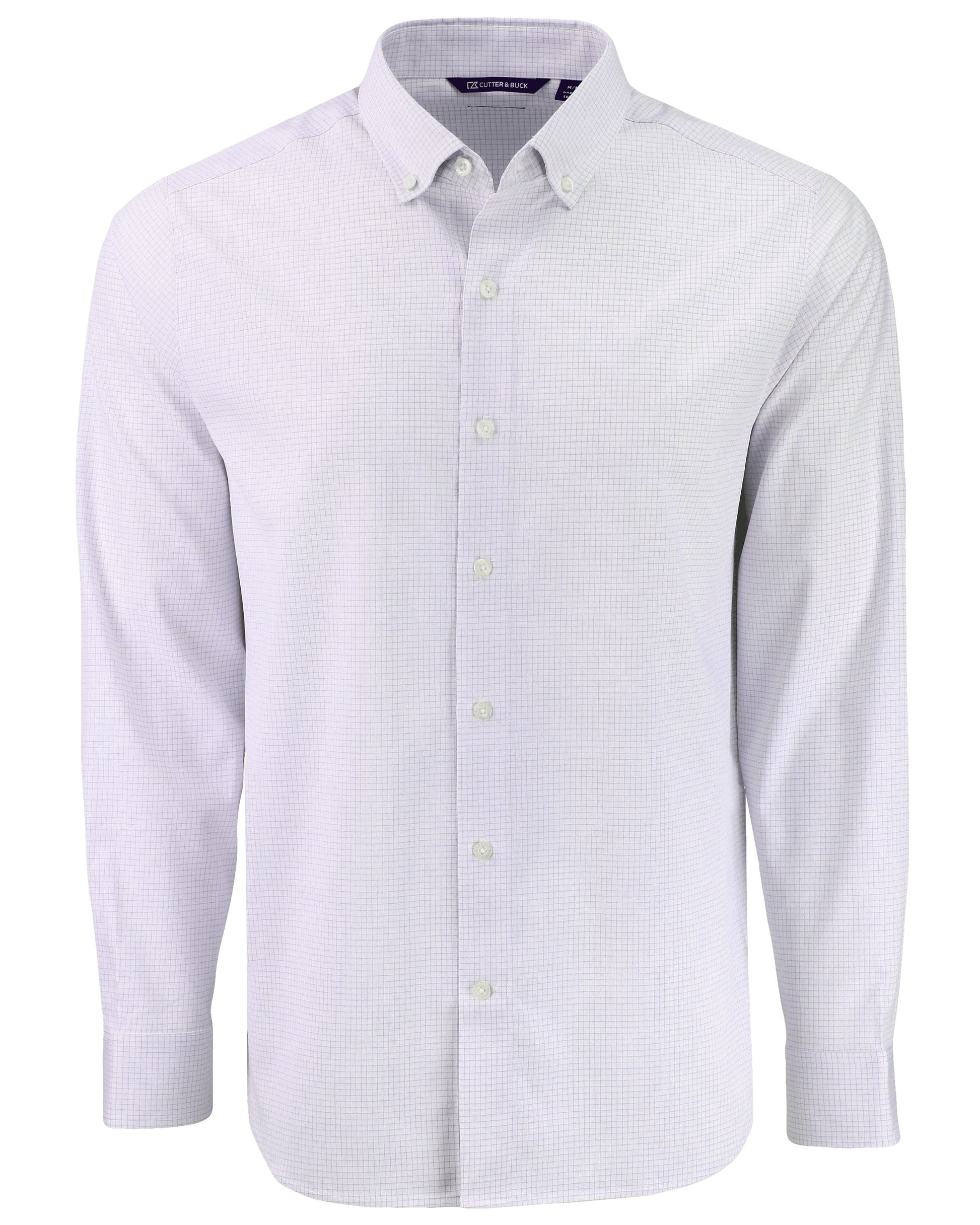 Cutter & Buck Skyline Eco Windowpane Button Down Shirt - Men's