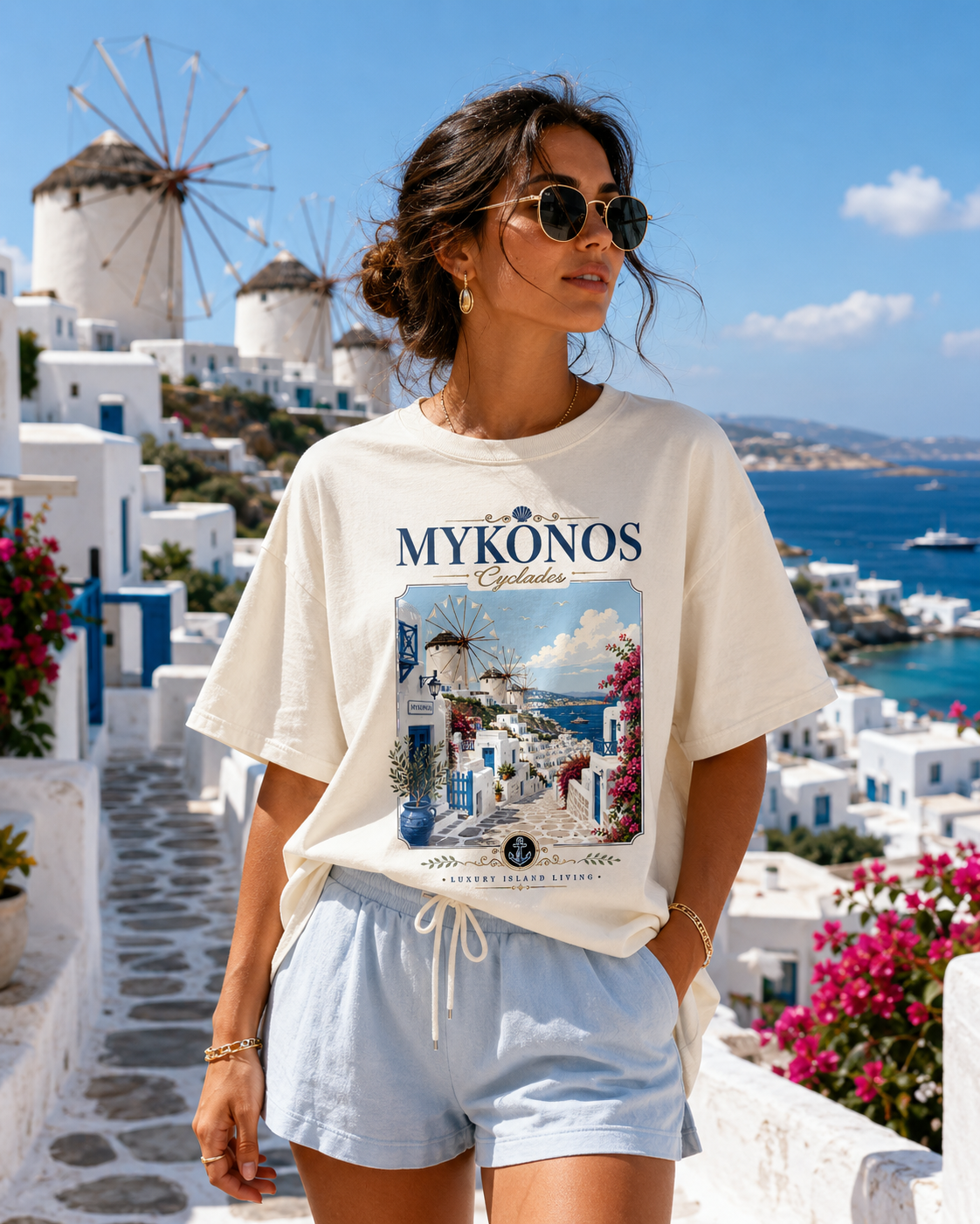 Mykonos Cyclades – Luxury Island Living | Premium Summer Tee