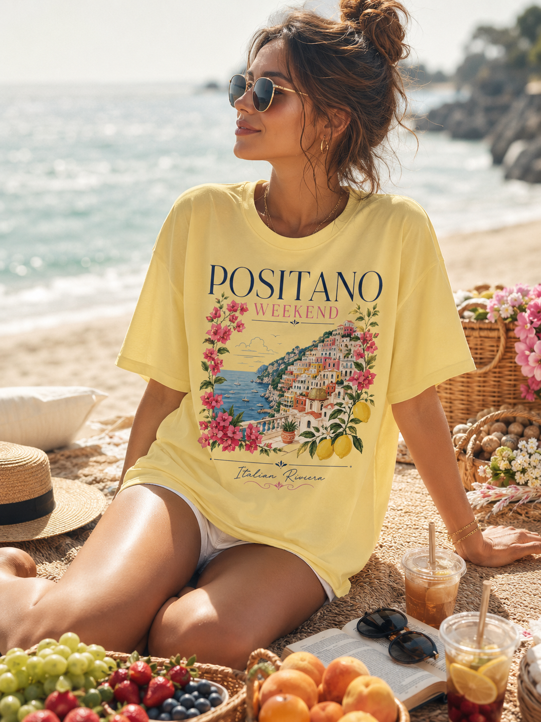 Positano Weekend – Italian Riviera | Premium Summer Tee