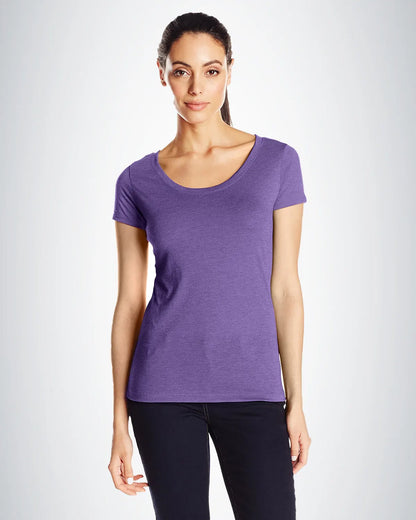 Next Level 6730 Women Triblend Scoop Neck T-Shirt