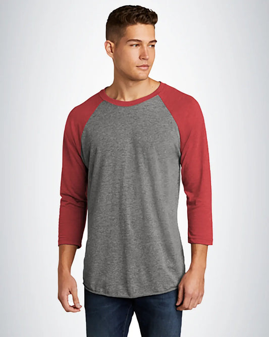 Next Level 6051 Triblend Three-Quarter Raglan T-Shirt